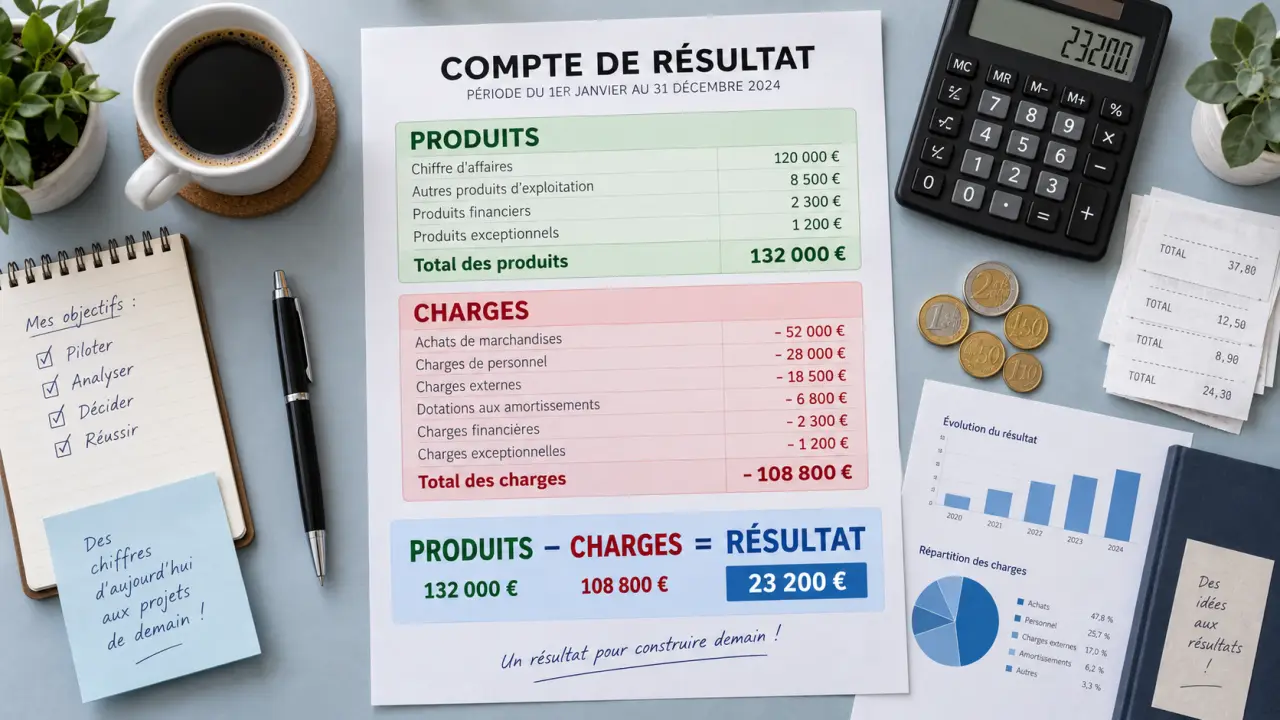Produits et charges en comptabilité : leur différence détermine le résultat
