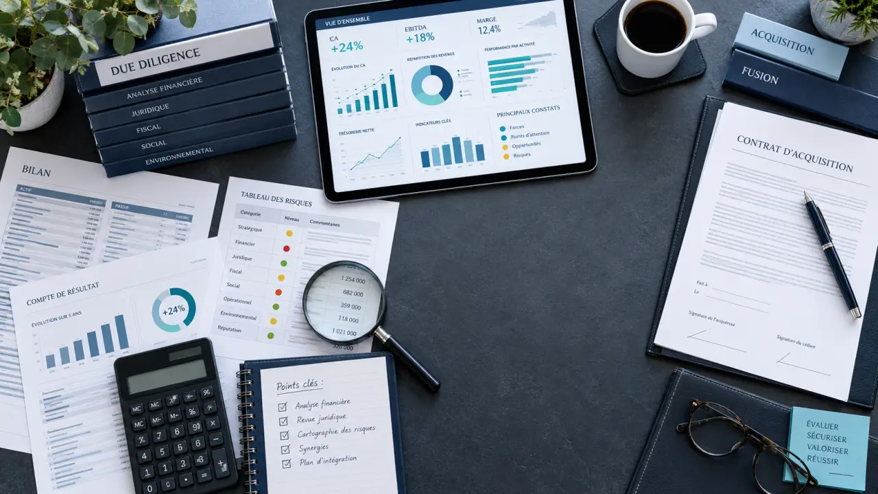 L’audit d’entreprise vérifie les comptes et les risques avant une acquisition