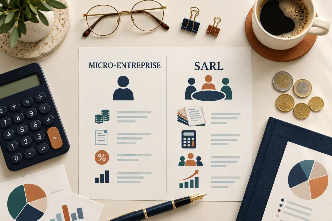 Micro-entreprise ou SARL : les charges et les associés font basculer le choix