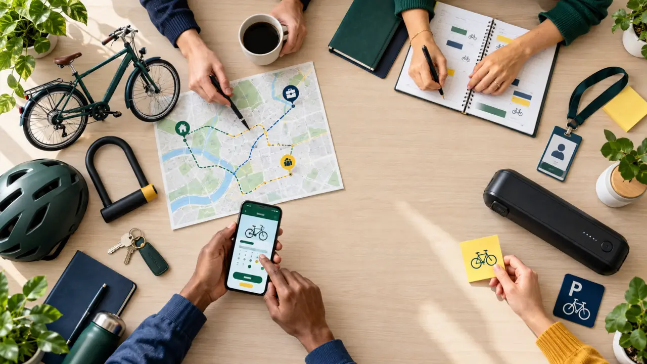 Une gestion de flotte vélo en entreprise réussie commence par les usages