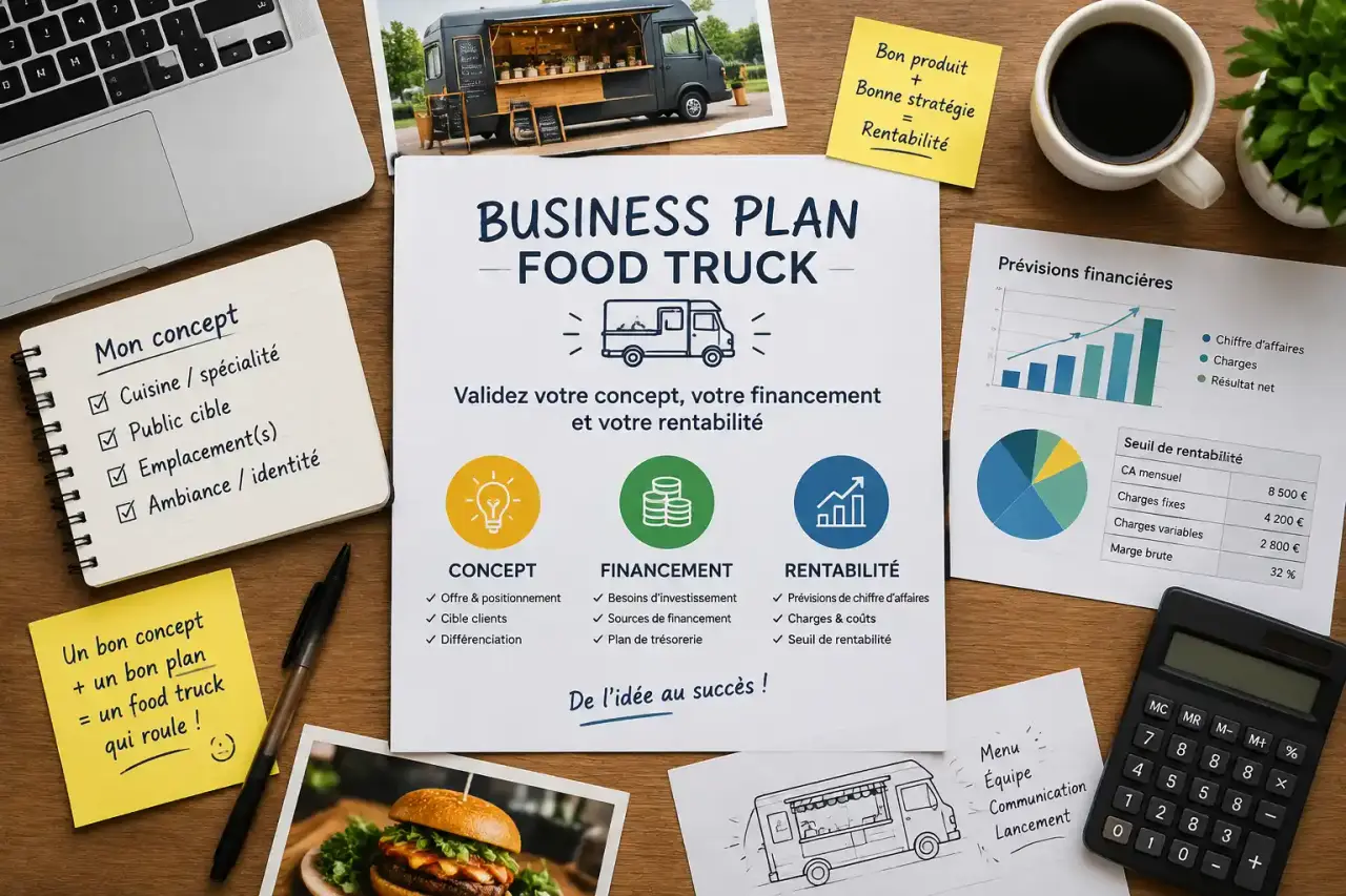 Business plan food truck : validez votre concept, votre financement et votre rentabilité
