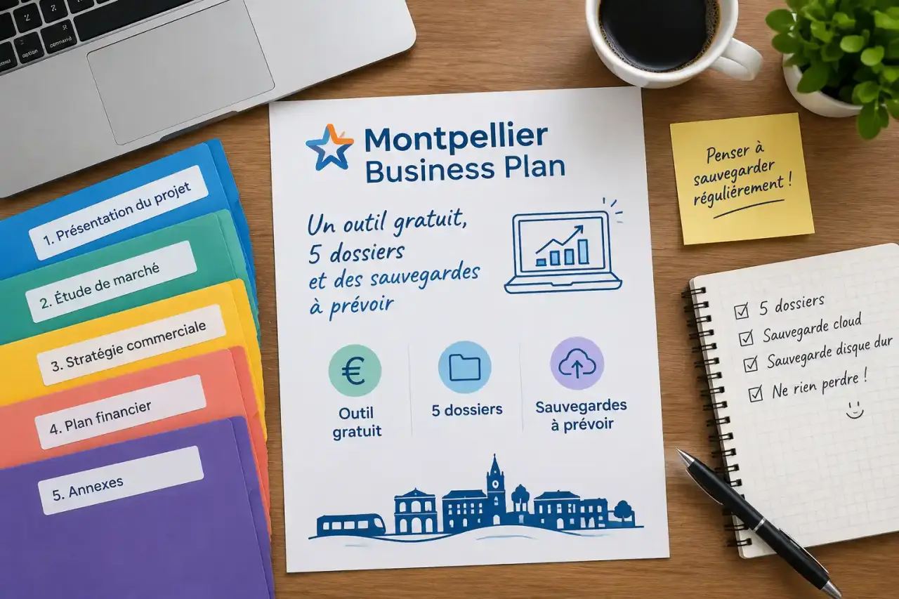 Montpellier Business Plan : un outil gratuit, 5 dossiers et des sauvegardes à prévoir